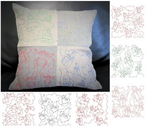 Stickserie - Christmas Backgrounds Quiltmotive